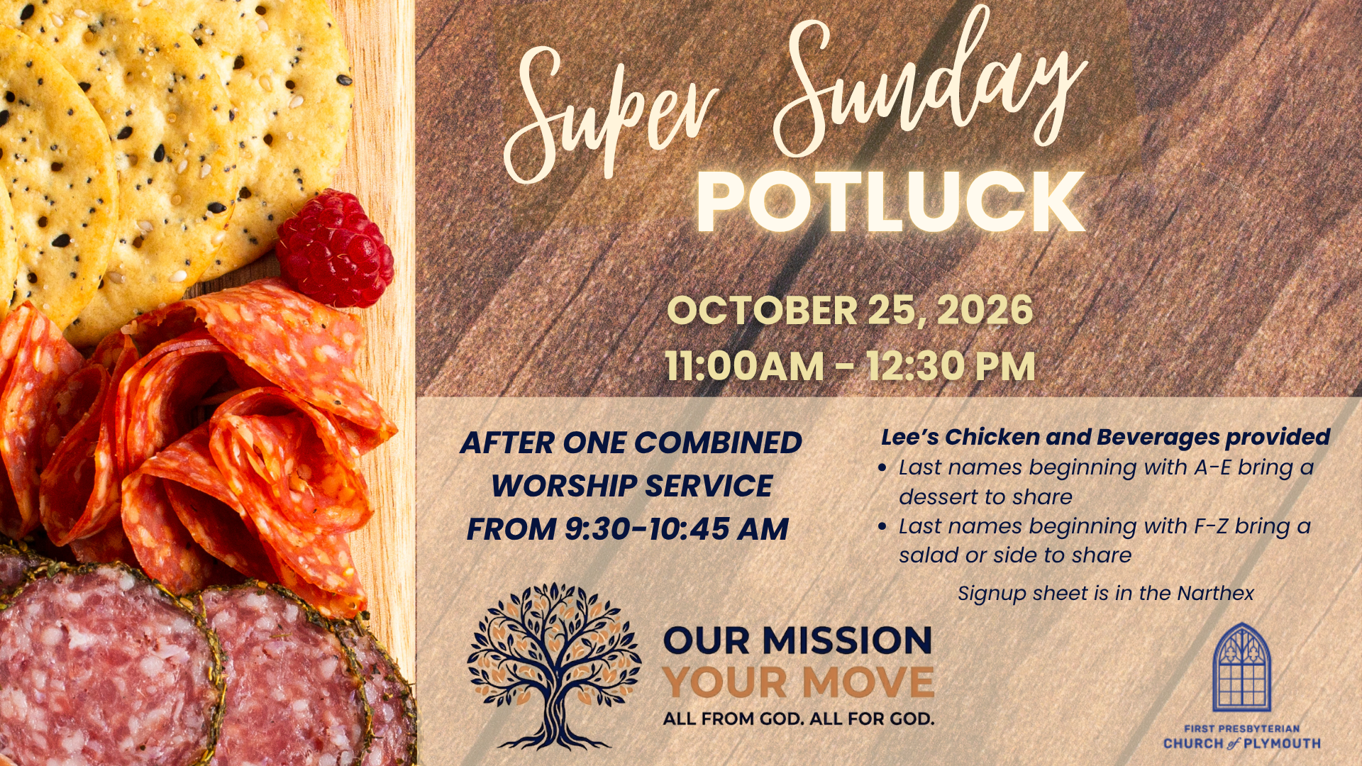 Super Sunday Potluck (Presentation)